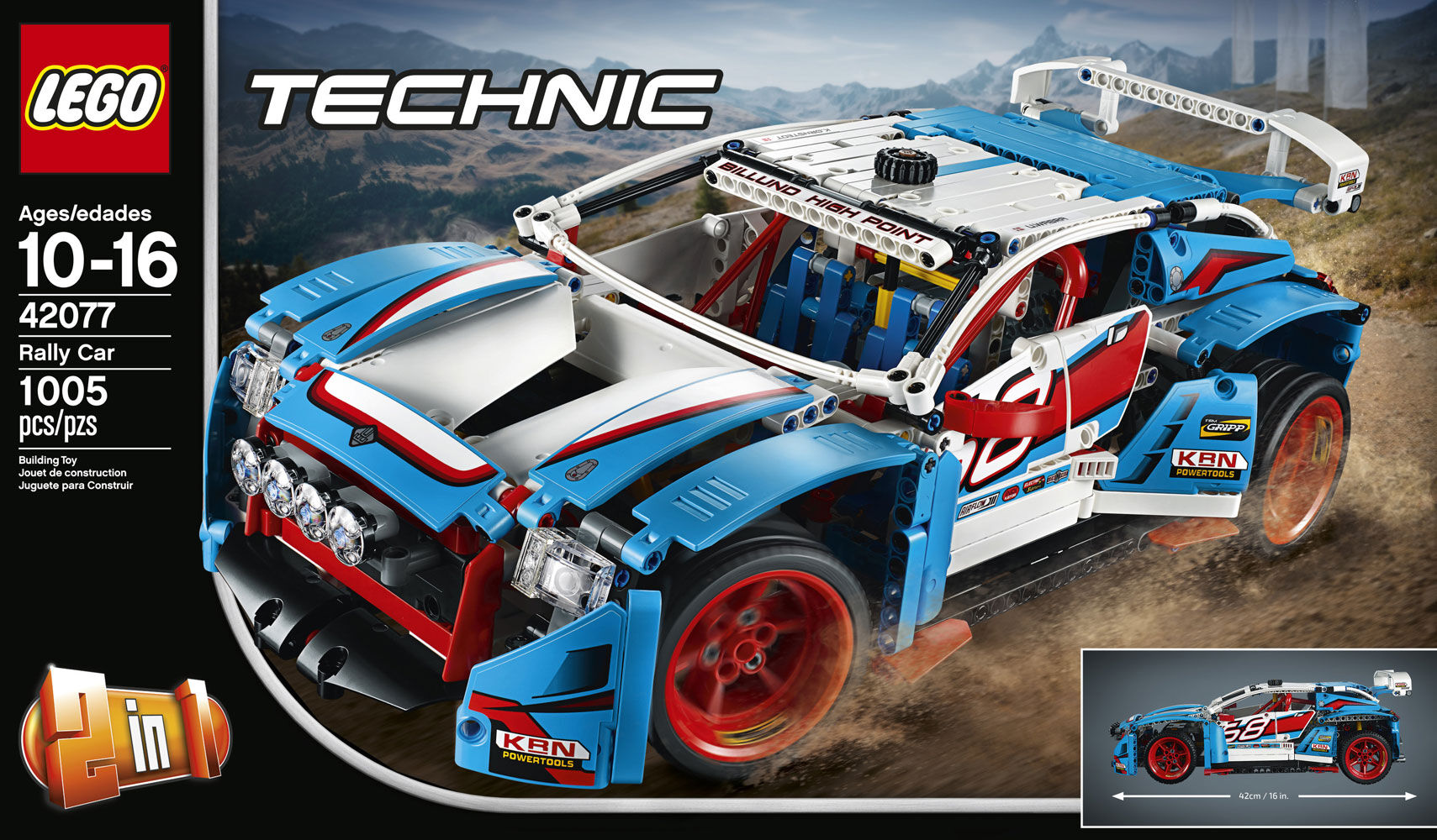 lego technic rally car big w