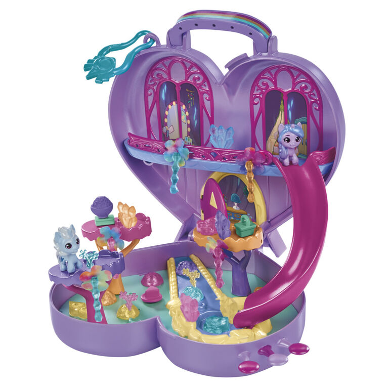 My Little Pony Mini World Magic Compact Creation Bridlewood Forest Toy - Portable Playset with Izzy Moonbow Pony