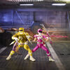 Power Rangers X Teenage Mutant Ninja Turtle figurines Morphed Michelangelo Ranger jaune et April O'Neil