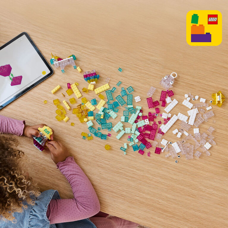 LEGO Classic Magical Transparent Box - Preschool Learning Toy for Kids 5 and Up - 11040