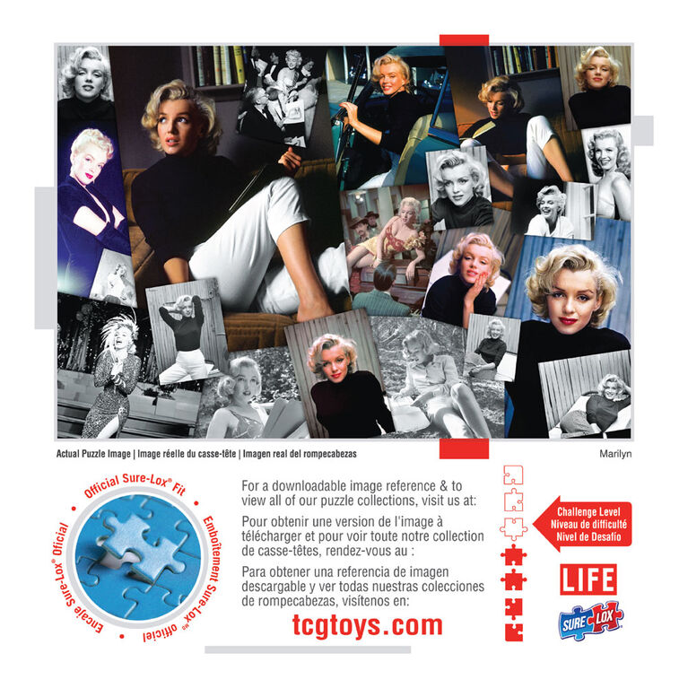 SURE-LOX - LIFE 500 piece Puzzle - Marilyn Monroe