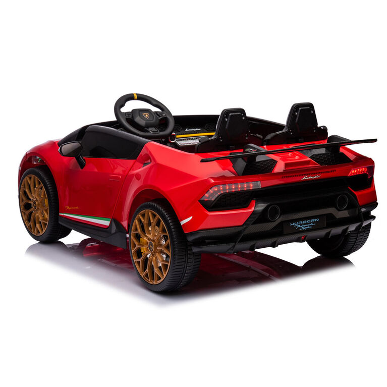 KidsVip 24V Lamborghini Huracan W/RC- Red