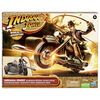 Indiana Jones Worlds of Adventure Indiana Jones with Motorcycle and Sidecar Toy, 2.5 Inch, Indiana Jones Toys