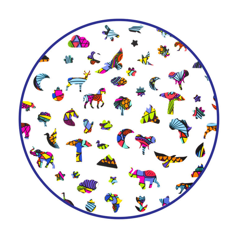 300Pc Hidden Shapes Puzzle Collection