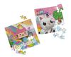 Gabby's Dollhouse, Coffret de 2 puzzles de 48 pièces avec tubes de rangement représentant les personnages, jouets Gabby's Dollhouse, puzzles pour enfants