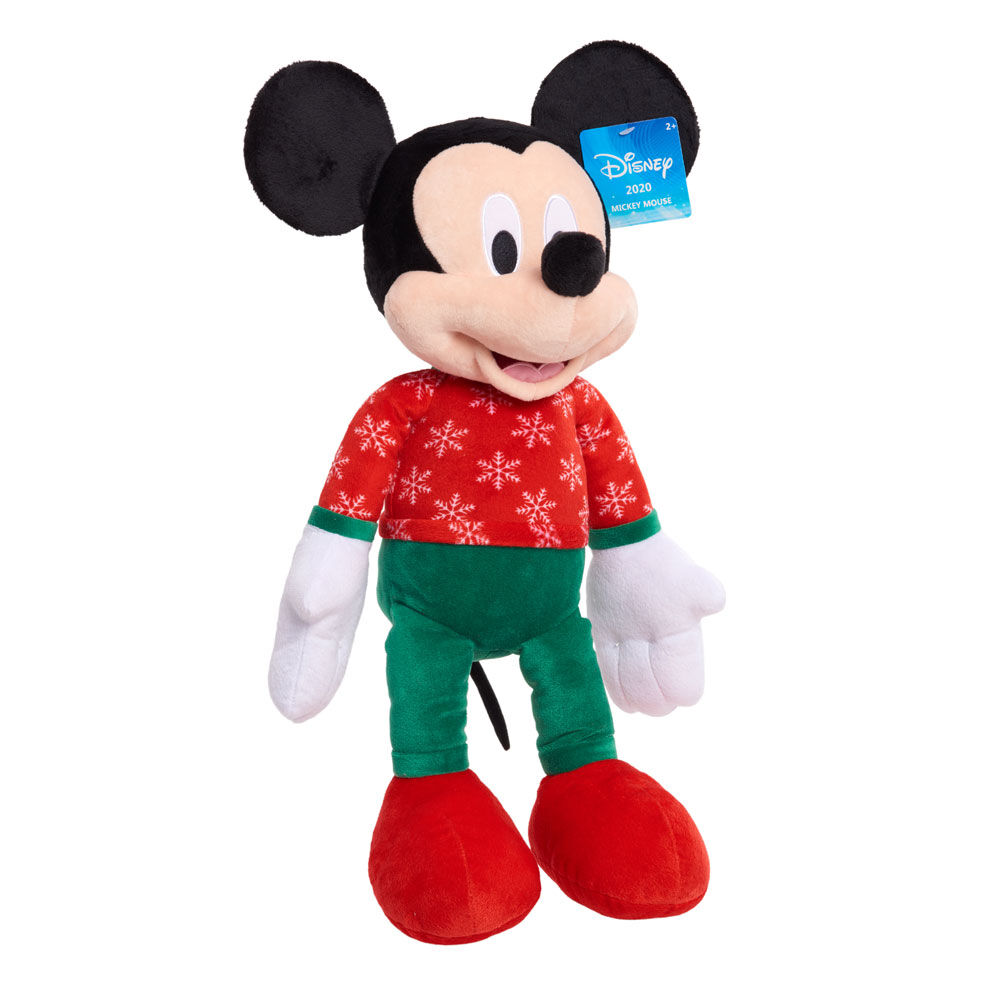 mickey holiday plush