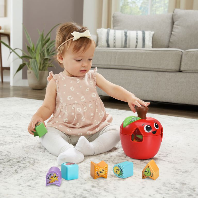 LeapFrog Spin and Change Apple Shape Sorter - English Edition