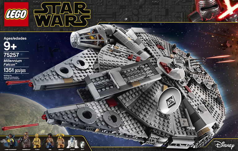 LEGO Star Wars  Millennium Falcon  75257 (1353 pieces)