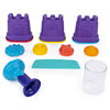 Kinetic Sand, Coffret Mélange arc-en-ciel avec 3 couleurs de sable Kinetic Sand (382 g) et 6 outils