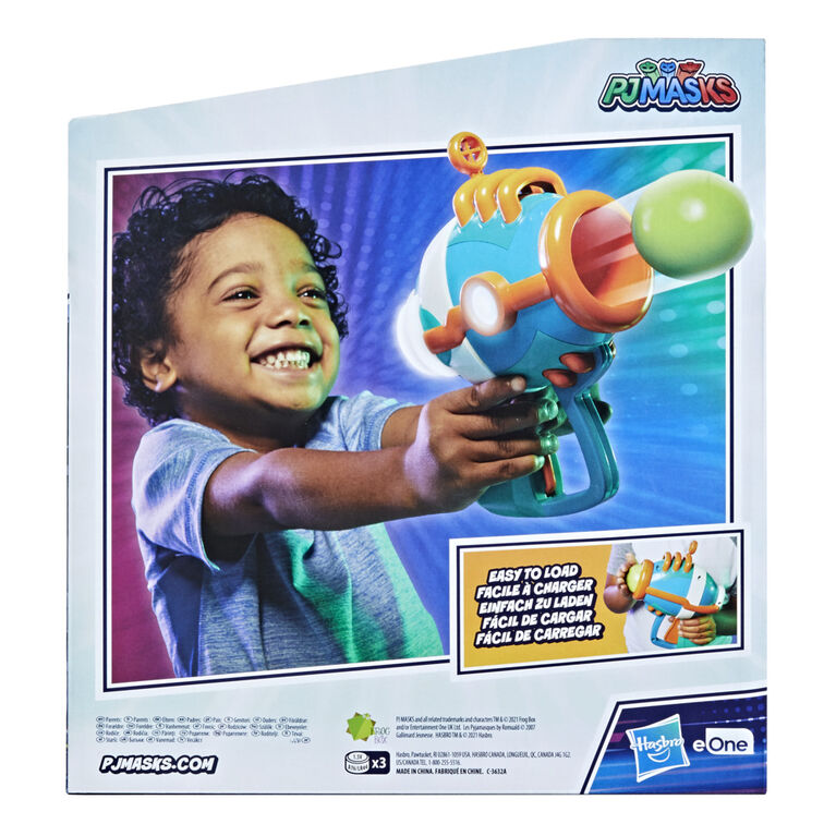 PJ Masks Romeo Blaster Preschool Toy, Easy to Use Plastic Ball Launcher