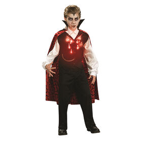 Light Up Vampire Boys Costume Size Medium (8-10)