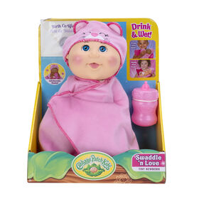 Cabbage Patch Kids Deluxe Tiny Newborn - Swaddle 'n Love Blue Eyes