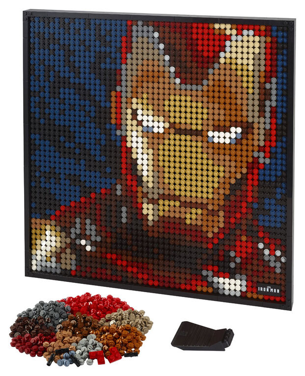 LEGO ART Iron Man de Marvel Studios 31199 (3167 pièces)