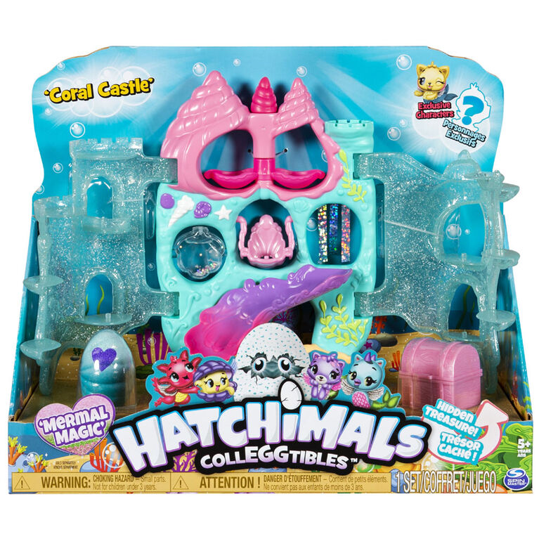 Hatchimals Colleggtibles Coral Castle Fold Open Playset With