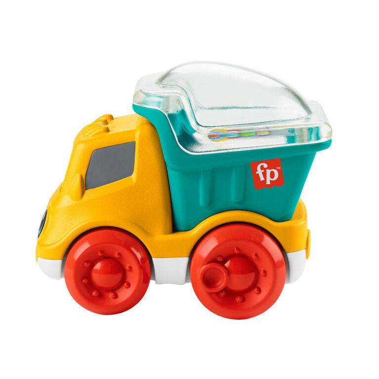 Fisher-Price Poppity Pop Dump Truck Push-Along Toy Ball Popper Vehicle