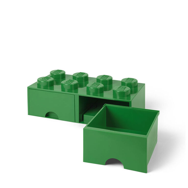 Tiroir de rangement LEGO 8 vert
