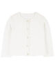Carter's Button Up Cardigan Ivory NB