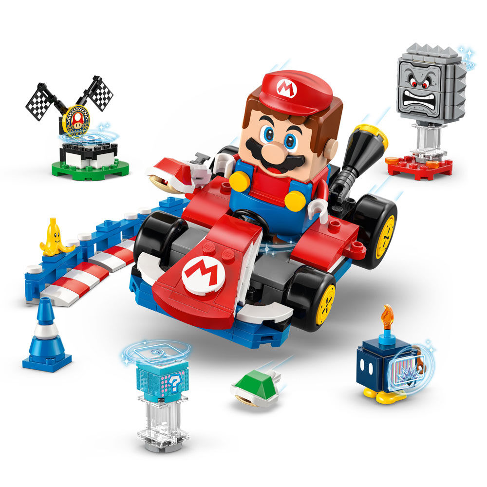 LEGO Super Mario : Mario Kart - Interactive LEGO Mario & Standard Kart Toy 72043