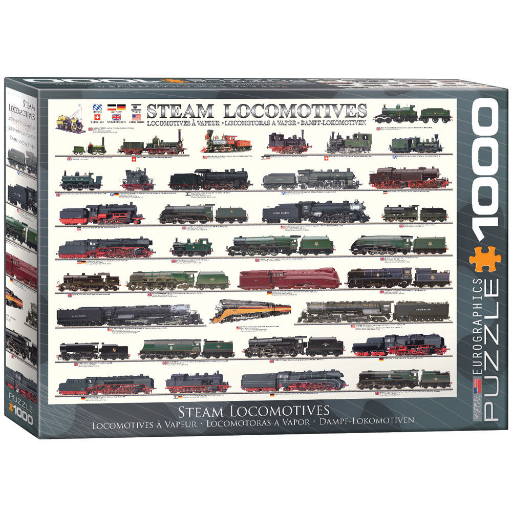 Eurographics Steam Locomotives 1000 Piece Puzzle