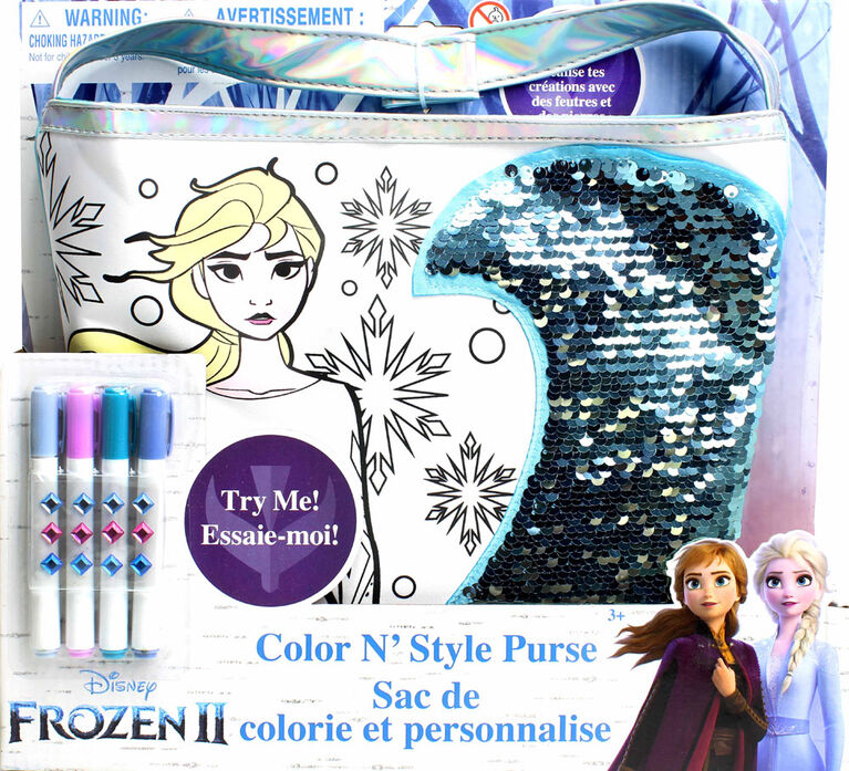 Frozen II Colour N Style Sequins Purse English Edition Toys R Us