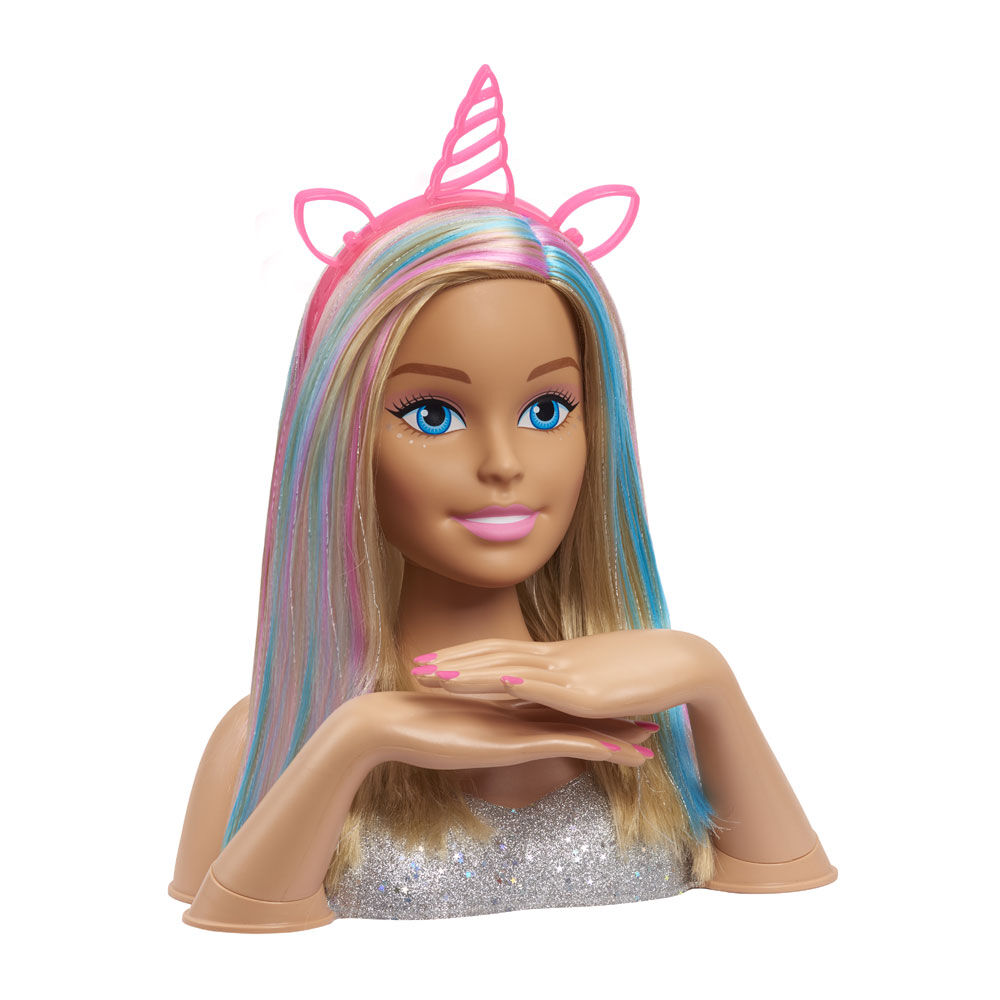 barbie glitter and go styling head
