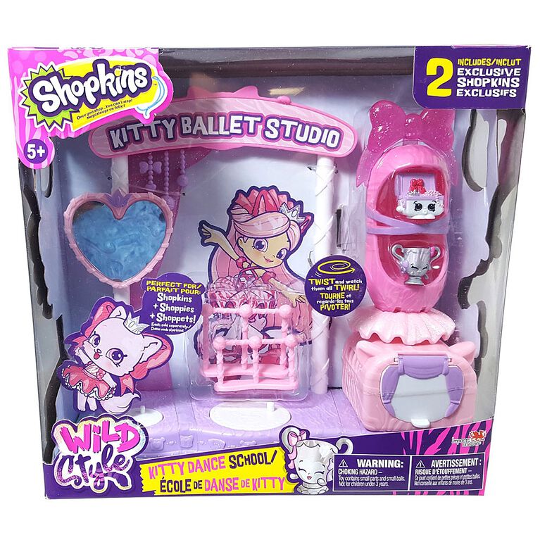 Shopkins Season 9 Wild Style - Kitty Dance School Playset