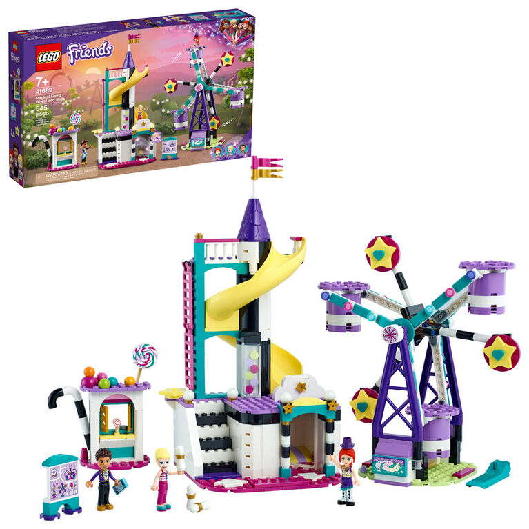 LEGO Friends La grande roue et la glissade magiques 41689 (545 pièces)