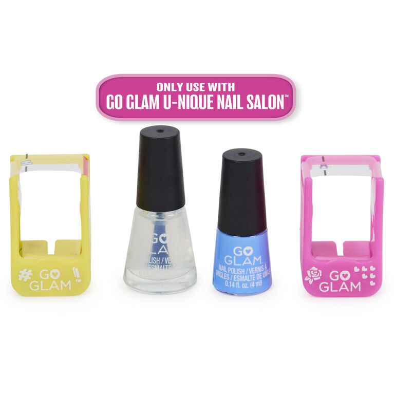 Cool Maker, GO GLAM Refill Pack avec 2 cartouches de motifs et du vernis à  ongles à utiliser avec la machine à ongles du U-nique Nail Salon