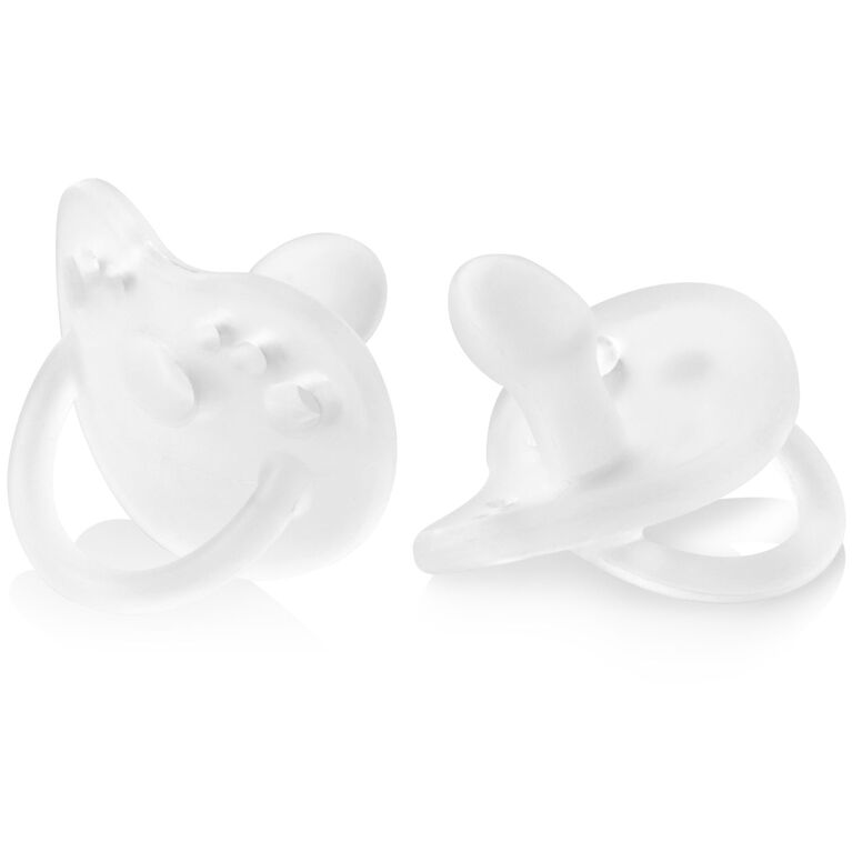 Sucette orthodontique en silicone Balance+ Evenflo Feeding - 6 mois et plus, emballage de 2.
