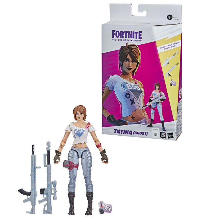 Hasbro Fortnite Victory Royale Series TNTina (Ghost) Collectible Action Figure with Accessories, 6-inch Scale