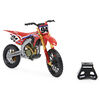 Supercross, Authentic Ken Roczen 1:10 Scale Collector Die-Cast Toy Motorcycle Replica with Display Stand