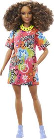Barbie- Fashionistas - Poupée avec robe graffitis