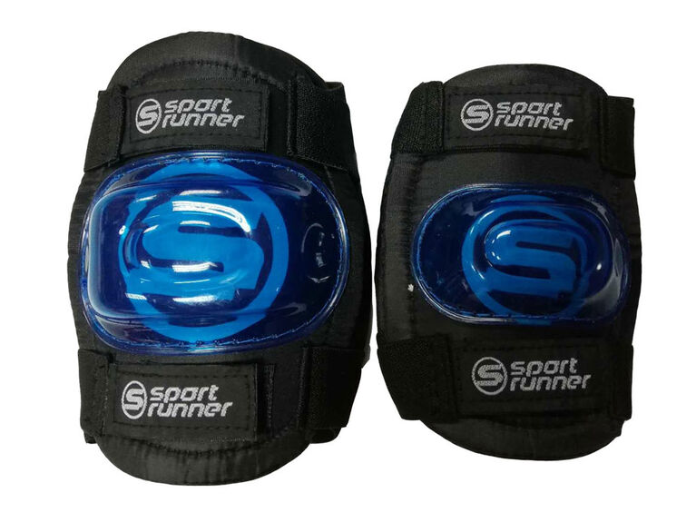 Sport Runner Medium/Large Knee and Elbow Pad Set - Blue - R Exclusive