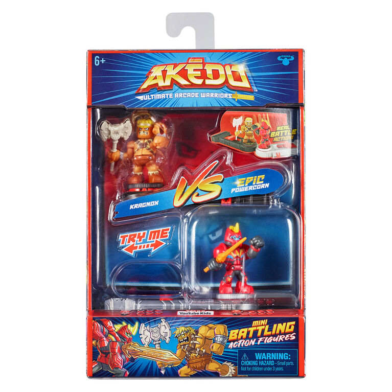 Akedo S2 Versus Pack Kragnox Vs The Powercorn