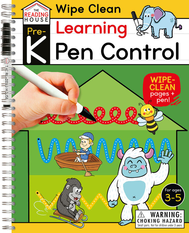 Learning Pen Control (Pre-K Wipe Clean Workbook) - English Edition