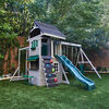 KidKraft River Canyon Wooden Swing Set / Playset with Slide, Glider and Monkey Bars