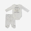 Harry Potter 2 Piece Sleep Set White 9M