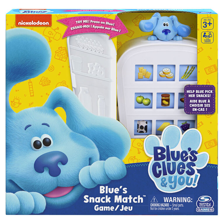 Nickelodeon Blue's Clues Snack Match Game, Matching Board Game