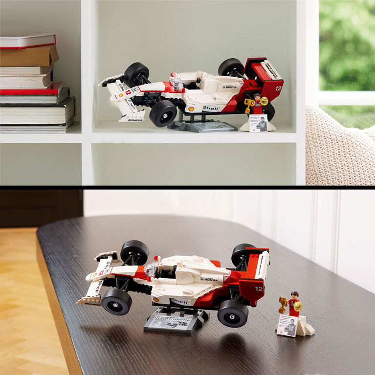 LEGO Icons McLaren MP4/4 & Ayrton Senna Model Car for Adults 10330