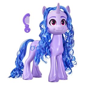 My Little Pony: A New Generation Mega Movie Friends Izzy Moonbow 8-Inch Purple Pony Toy with Comb
