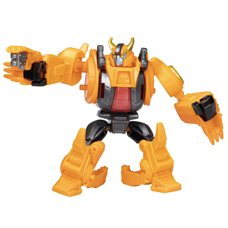 Transformers EarthSpark, figurine Terran Jawbreaker classe Guerrier de 12,5 cm, jouet robot