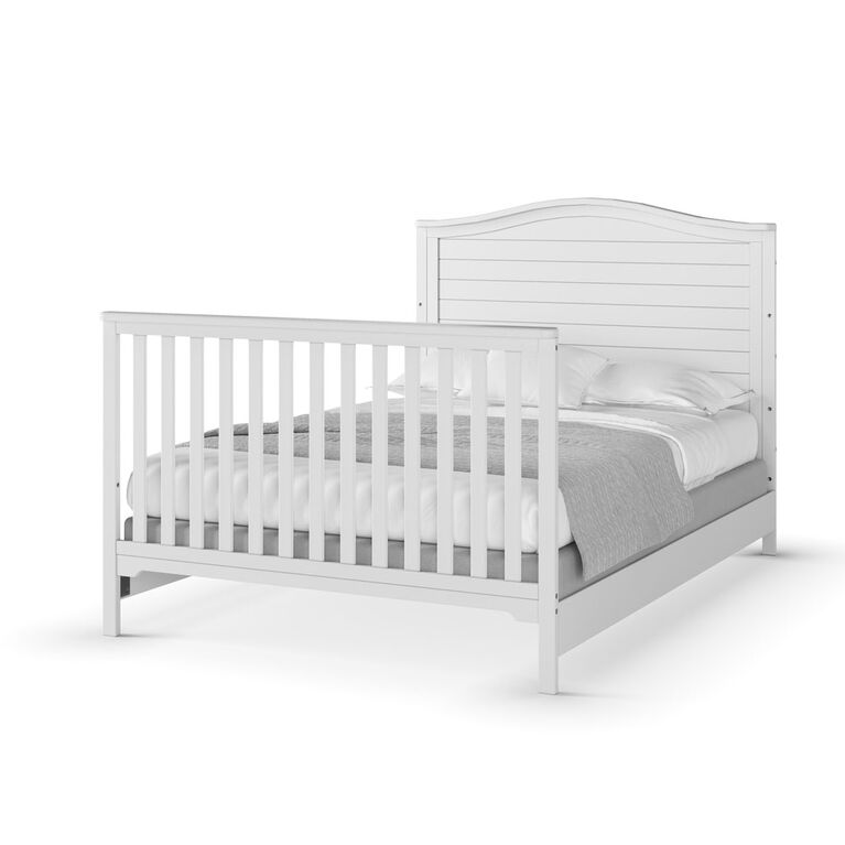 Wilmington Arch Top 4in1 Convertible Crib, Matte White R Exclusive