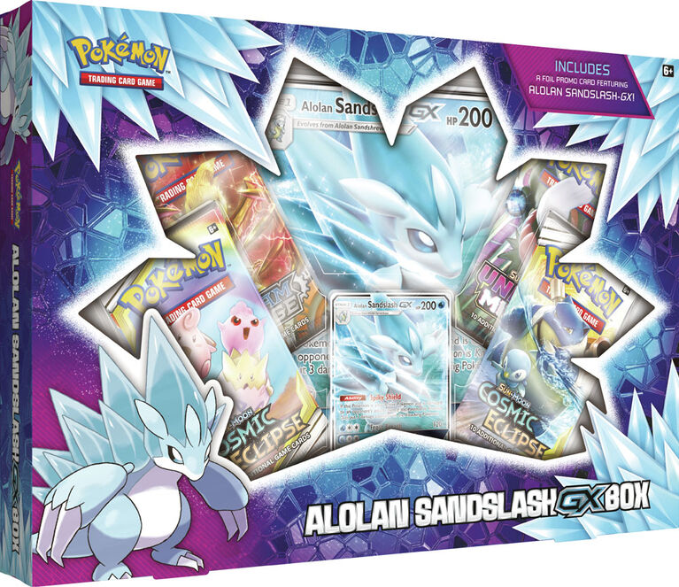 Pokemon TCG: Alolan Sandslash-GX Box