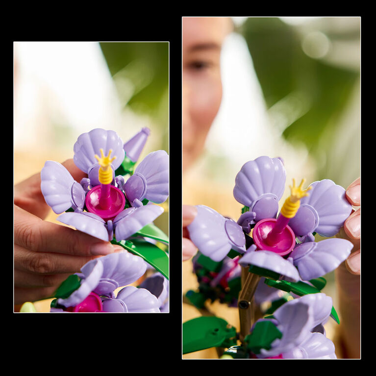 LEGO Botanicals Hibiscus Flower Building Set - DIY Home & Office Decor for Adults, Ages 18+ - 10372