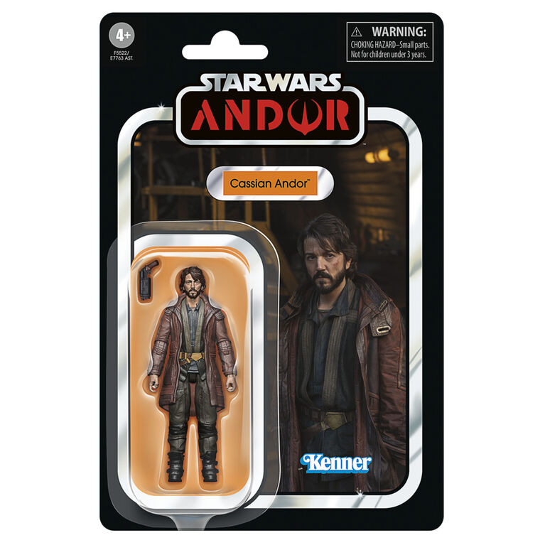 Star Wars The Vintage Collection Cassian Andor Toy, 3.75-Inch-Scale Star Wars: Andor Action Figure