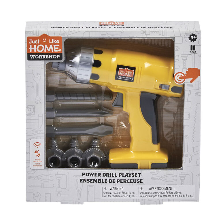 Just Like Home Workshop - Power Drill Playset