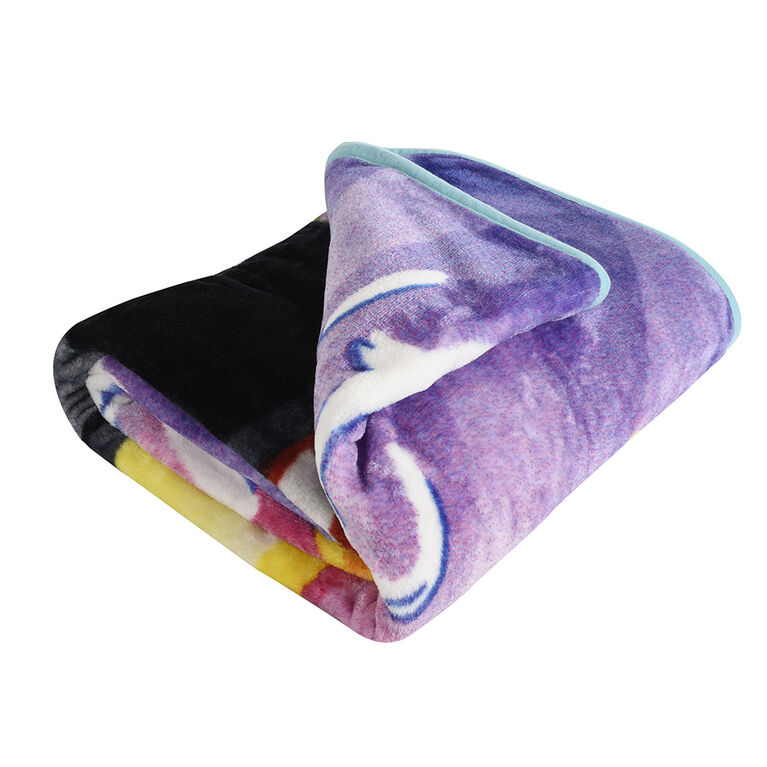 Emoji Plush Throw 50" x 60" Don't Give Up