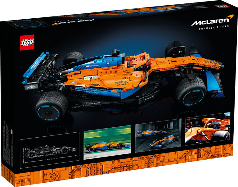 LEGO Technic McLaren Formula 1 Race Car 42141 Model Building Kit (1,432 Pieces)