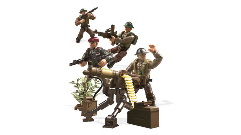 Mega Construx Call Of Duty Legends Allied Soldiers Set