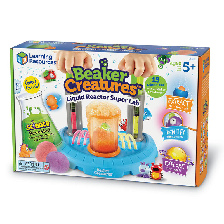 Learning Resources Beaker Creatures Liquid Reactor Super Lab - English Edition